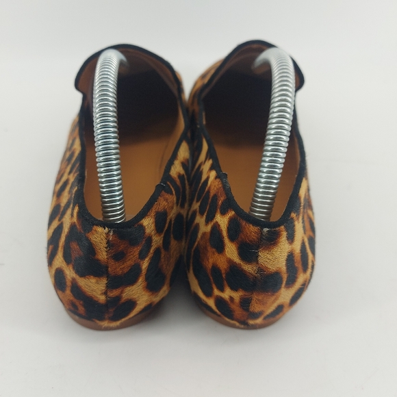 J.Crew Leopard calf hair smoking loafers Size 10 - Picture 3 of 8